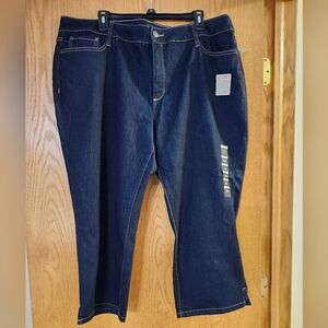 NWT St John's Bay Capri Jeans Size 22W